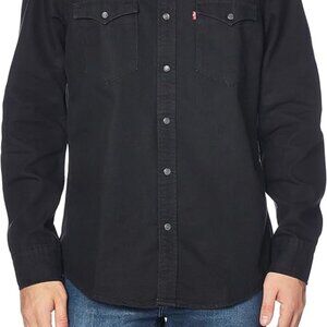Levi’s Men’s Classic Western Button-Down Shirt – Size XL